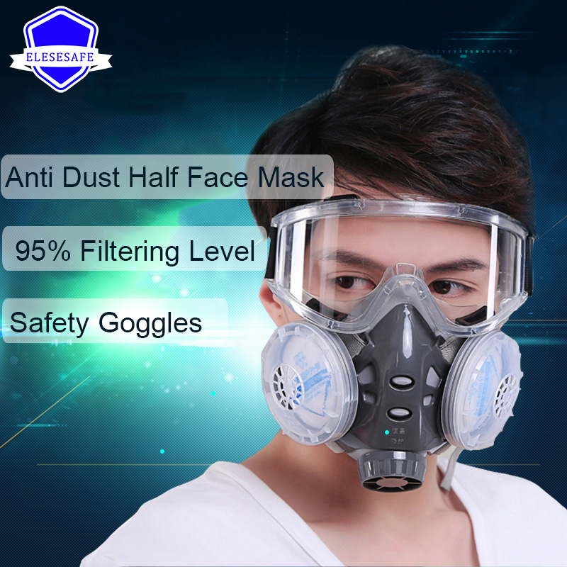 Anti Pollution Mask - Masker Anti Debu Baru Respirator Wajah