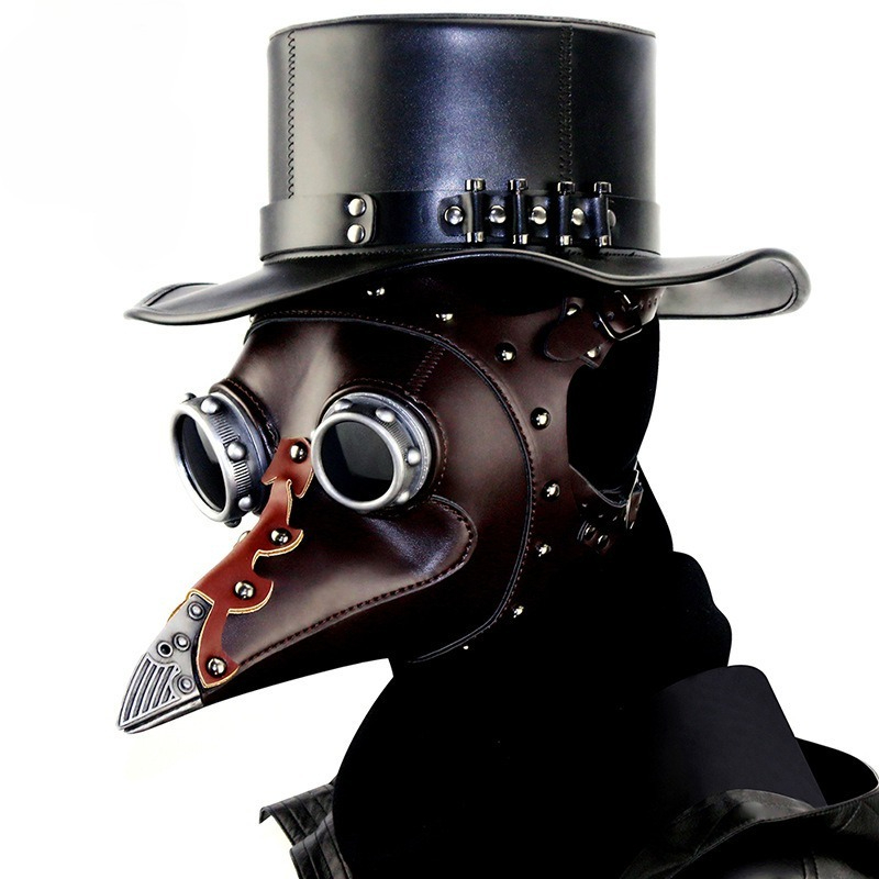 Disposable Surgical Mask - Topeng Dokter Wabah Kulit PU Menyeramkan