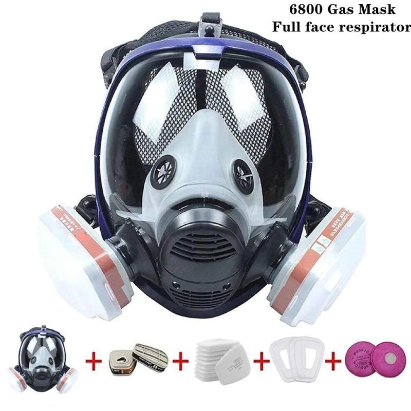 Dust Mask Construction - Masker Gas kimia 6800, Respirator debu