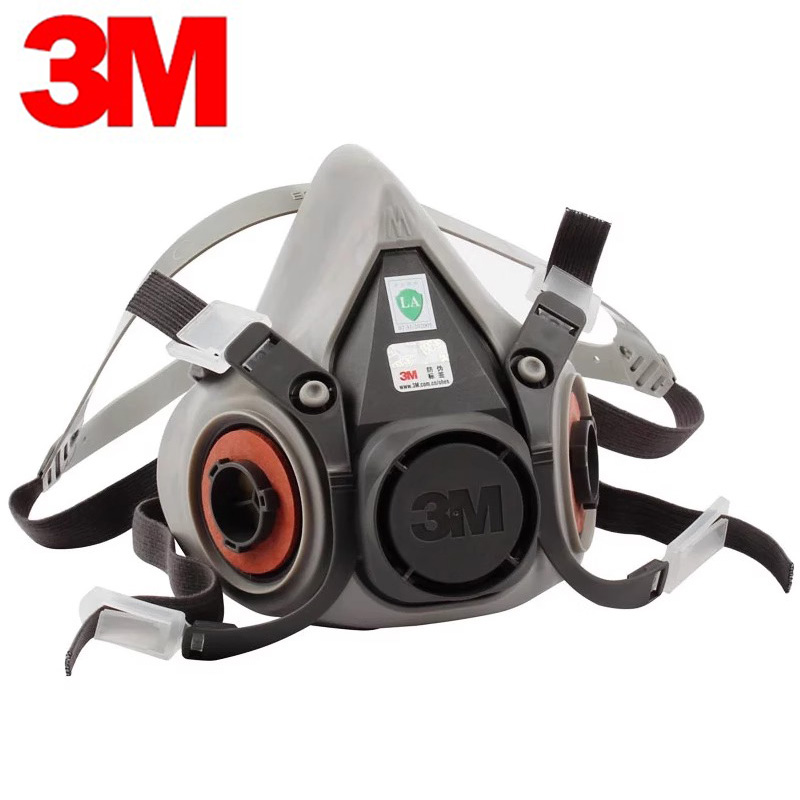 Dust Mask Construction - Masker Gas Setengah Wajah 3M6200 Self-priming