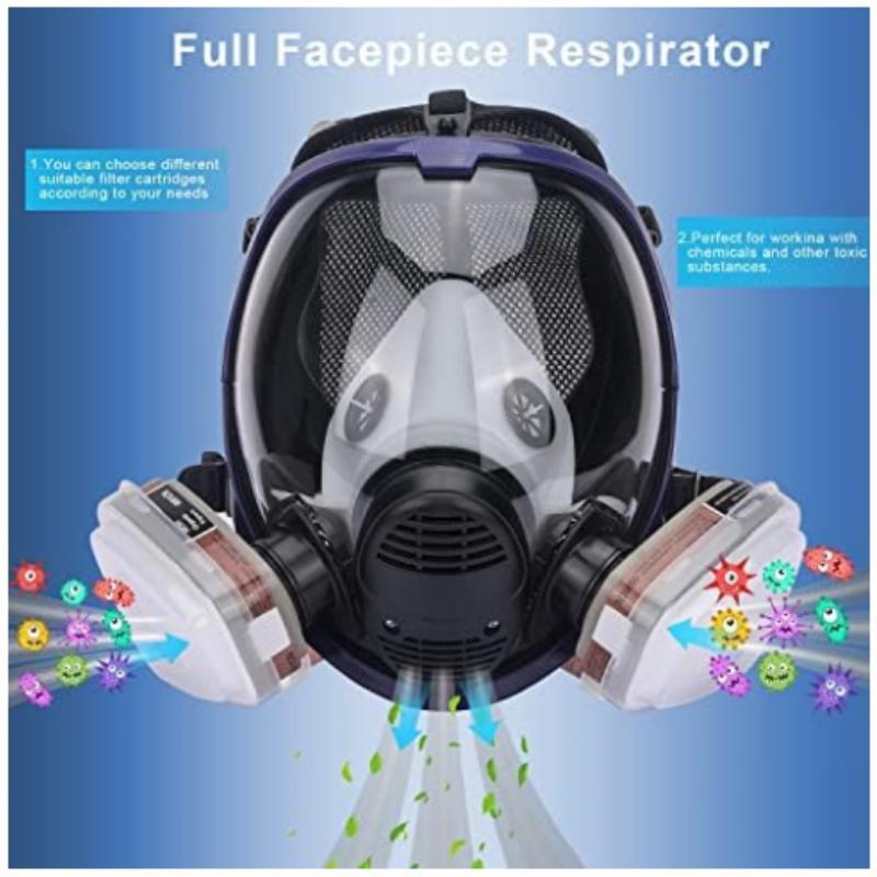 Masker Gas kimia 6800, Respira - Dust Mask Construction ulasan dan harga