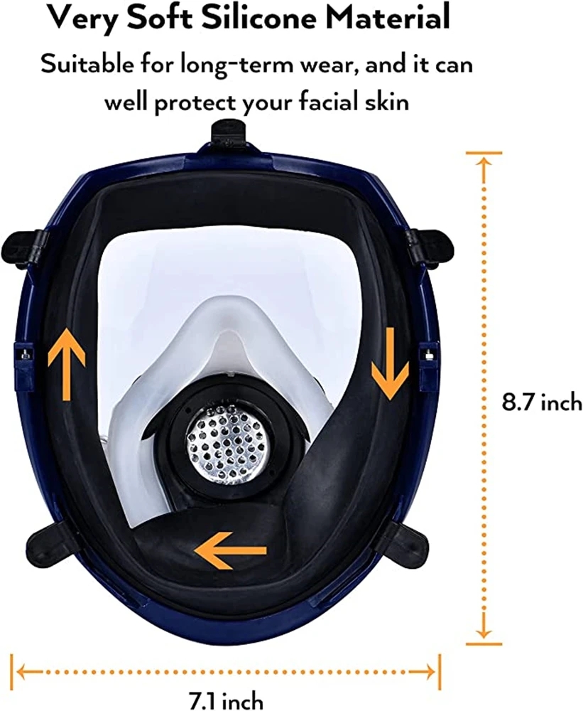 Masker Gas kimia 6800, Respira - Dust Mask Construction ulasan dan harga